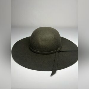 Wool Hat Green Khaki Size 57 cm